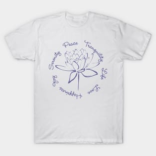 Blue Lotus Serenity T-Shirt